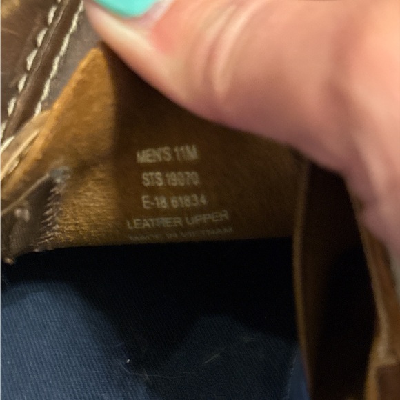 Sperry Men's Brown Leather Boat Shoes Size 11 - Picture 4 of 5